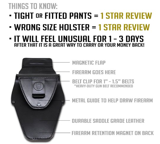 features urban carry holster review
